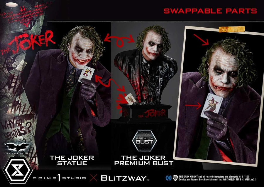 The Joker (Regular Version) The Dark Knight (Film) – Prime1Studio – ActionFigure Brasil