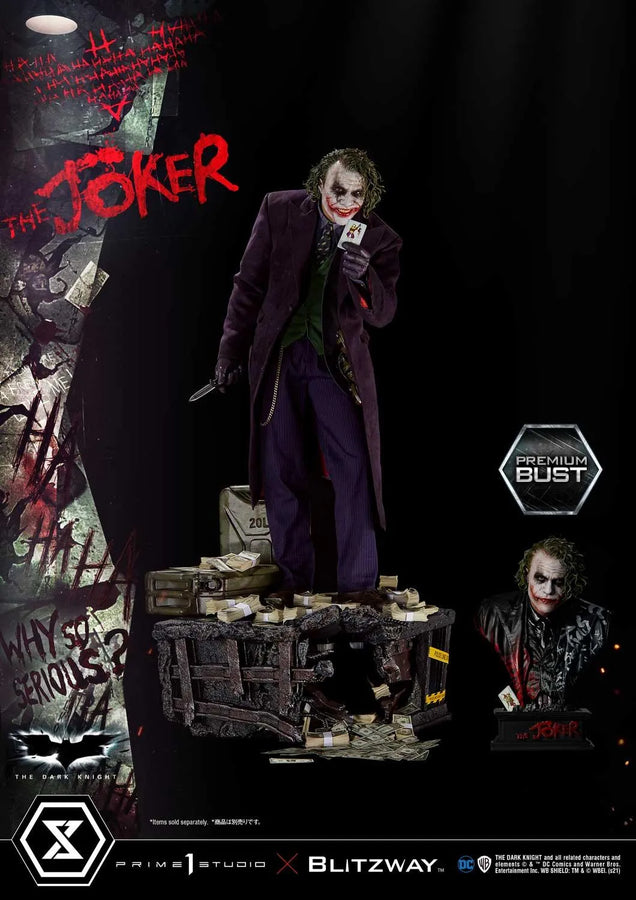 The Joker (Regular Version) The Dark Knight (Film) – Prime1Studio – ActionFigure Brasil