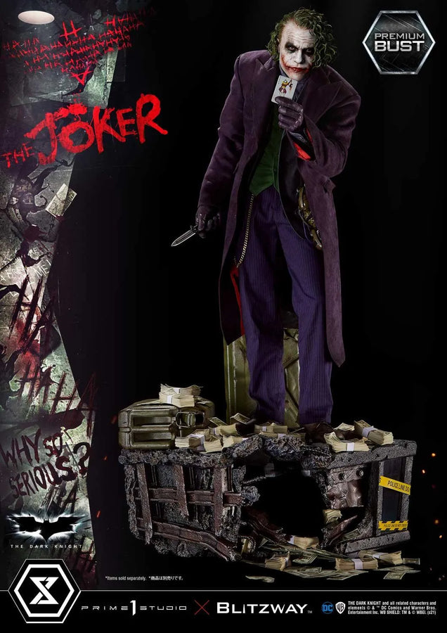 The Joker (Regular Version) The Dark Knight (Film) – Prime1Studio – ActionFigure Brasil