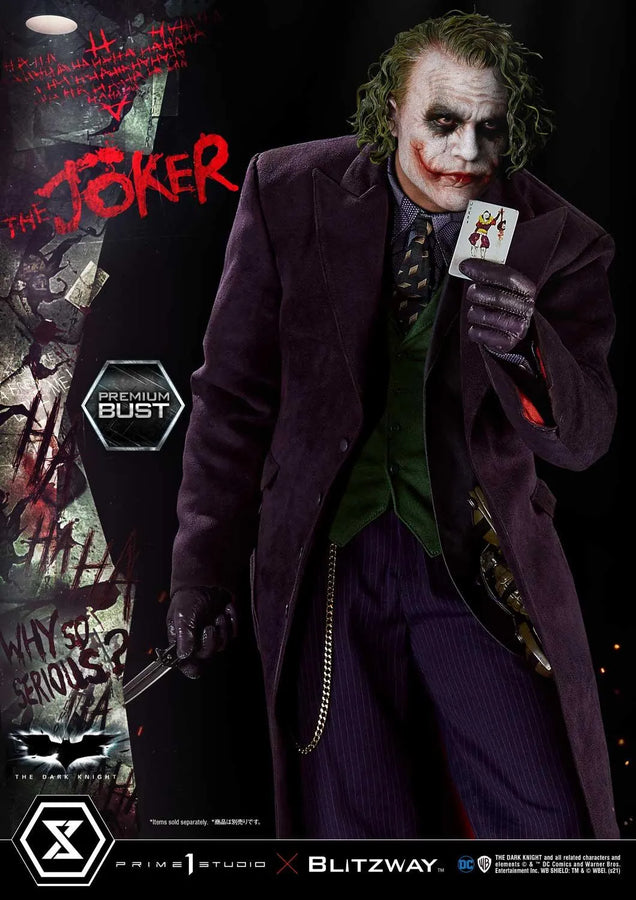 The Joker (Regular Version) The Dark Knight (Film) – Prime1Studio – ActionFigure Brasil