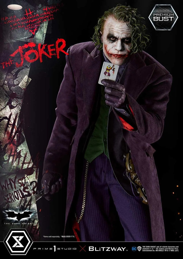 The Joker (Regular Version) The Dark Knight (Film) – Prime1Studio – ActionFigure Brasil