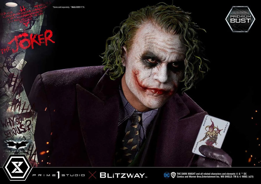 The Joker (Regular Version) The Dark Knight (Film) – Prime1Studio – ActionFigure Brasil