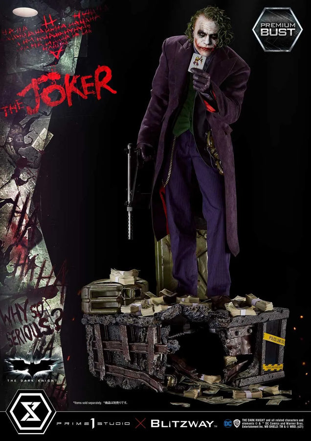 The Joker (Regular Version) The Dark Knight (Film) – Prime1Studio – ActionFigure Brasil