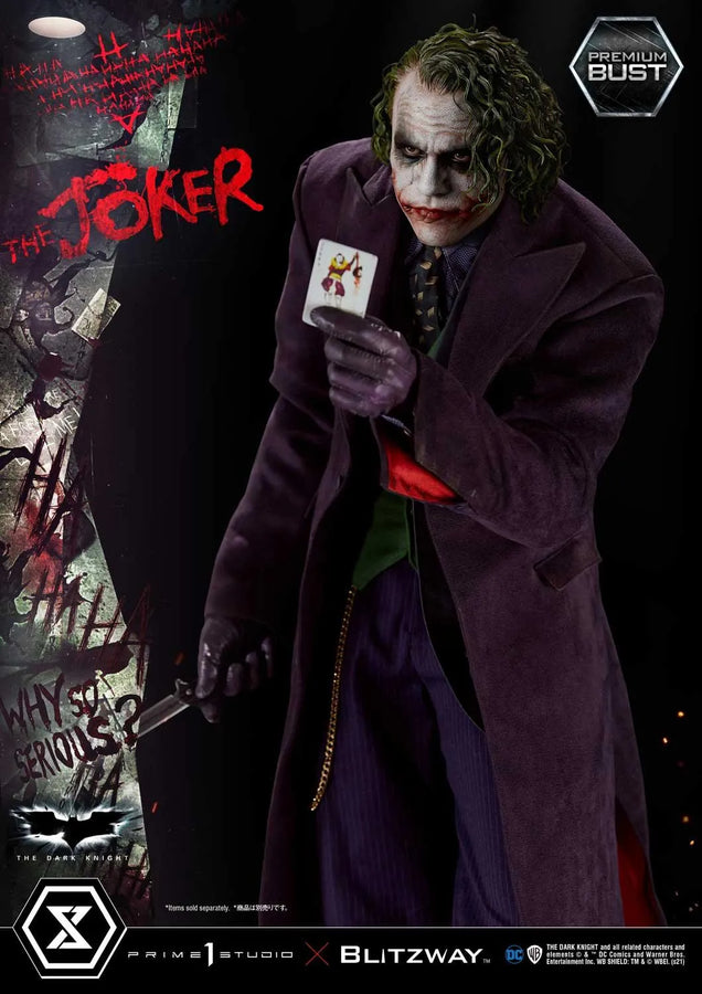 The Joker (Regular Version) The Dark Knight (Film) – Prime1Studio – ActionFigure Brasil