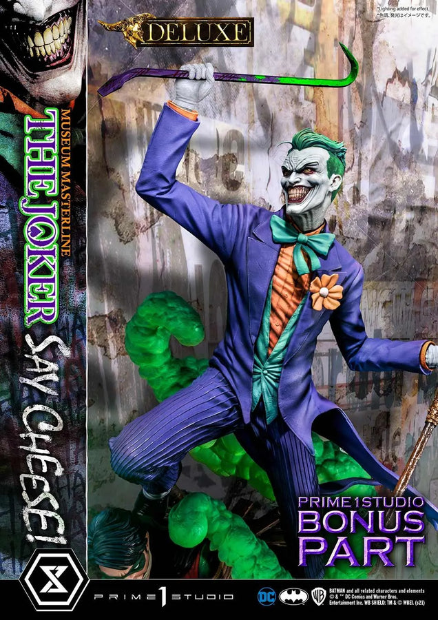 The Joker - Say Cheese! (Deluxe Bonus Version) Batman (Comics) – Prime1Studio – ActionFigure Brasil