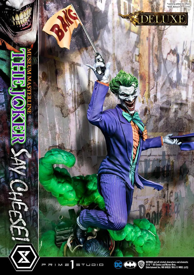 The Joker - Say Cheese! (Deluxe Bonus Version) Batman (Comics) – Prime1Studio – ActionFigure Brasil