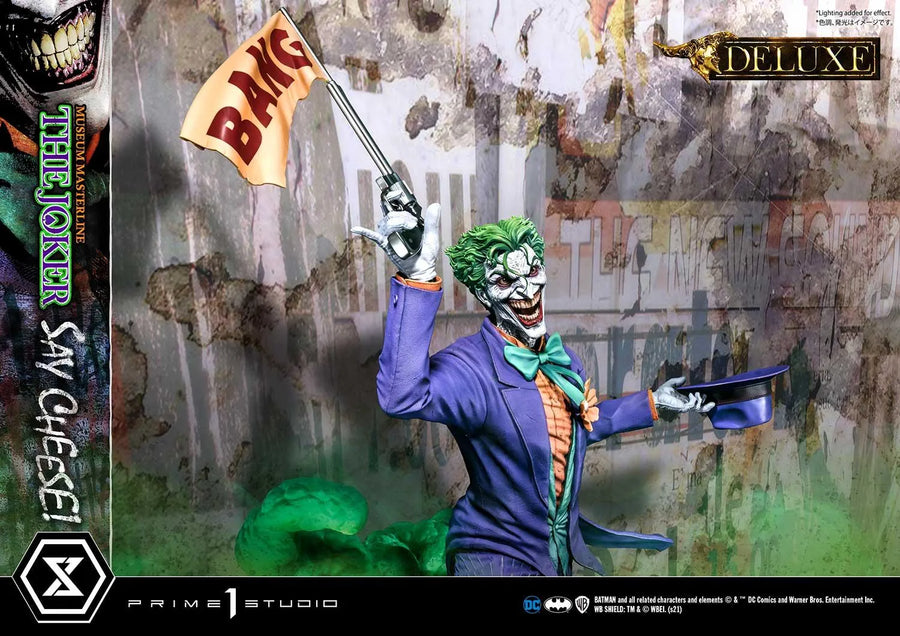 The Joker - Say Cheese! (Deluxe Bonus Version) Batman (Comics) – Prime1Studio – ActionFigure Brasil