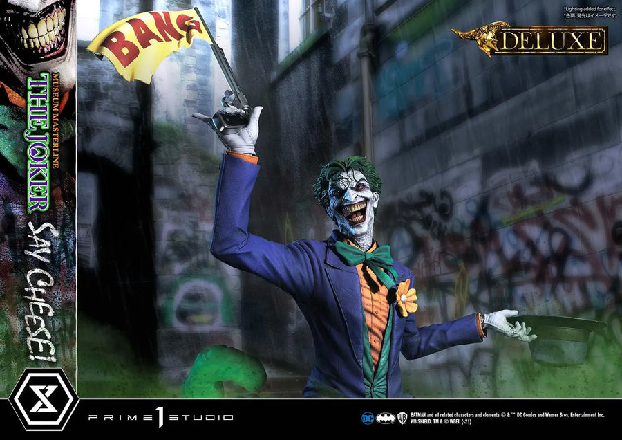The Joker - Say Cheese! (Deluxe Bonus Version) Batman (Comics) – Prime1Studio – ActionFigure Brasil