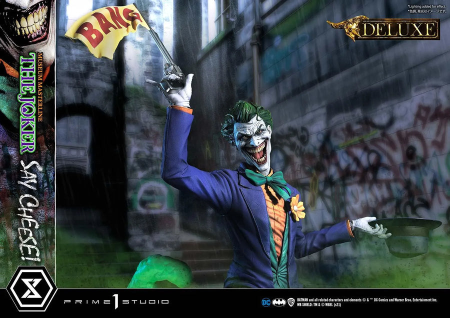 The Joker - Say Cheese! (Deluxe Bonus Version) Batman (Comics) – Prime1Studio – ActionFigure Brasil