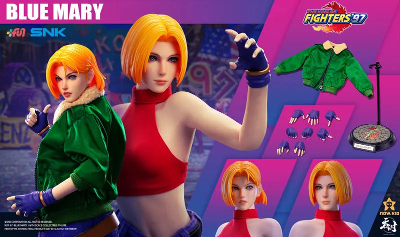 The King of Fighters '97 1/6 Blue Maryㅤ – TUNSHI STUDIO – ActionFigure Brasil