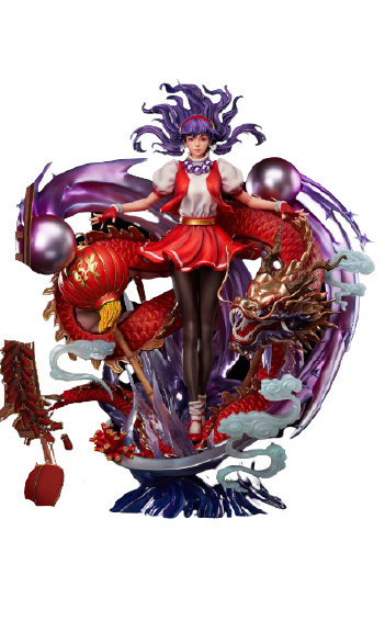 The King of Fighters '97 - Asamiya Athena - 1/4 (LiNEAR Studio, Unique Art Studio)ㅤ – LiNEAR Studio,Unique Art Studio – ActionFigure Brasil