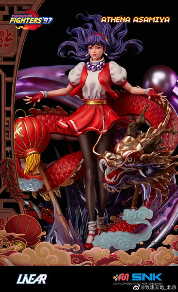 The King of Fighters '97 - Asamiya Athena - 1/4 (LiNEAR Studio, Unique Art Studio)ㅤ – LiNEAR Studio,Unique Art Studio – ActionFigureBrasil — com base expositora