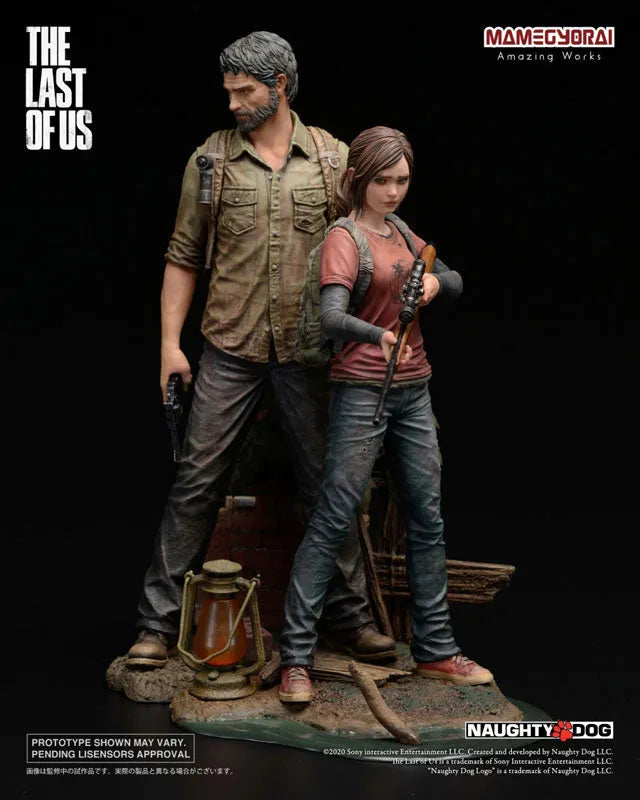 THE LAST OF US/ Joel & Ellie 1/9 Scale Figureㅤ – Mame Gyorai – ActionFigure Brasil