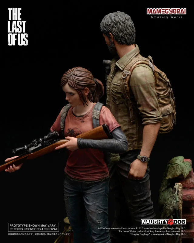 THE LAST OF US/ Joel & Ellie 1/9 Scale Figureㅤ – Mame Gyorai – ActionFigure Brasil