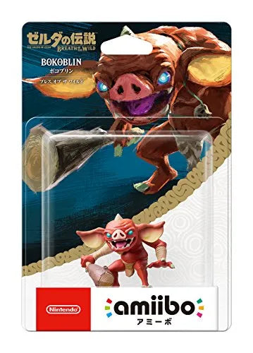 The Legend of Zelda: Breath of the Wild - Bokoblin -amiiboㅤ – Nintendo – ActionFigureBrasil — ângulo diferente