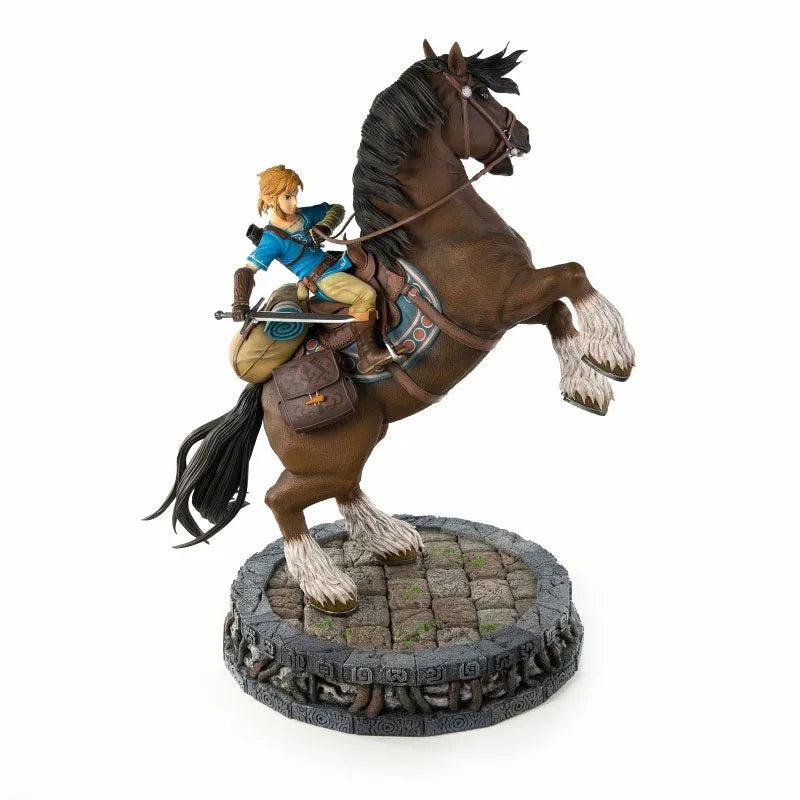 The Legend of Zelda - Breath of the Wild - Link on Horse - Statue (First 4 Figures)ㅤ – First 4 Figures – ActionFigure Brasil