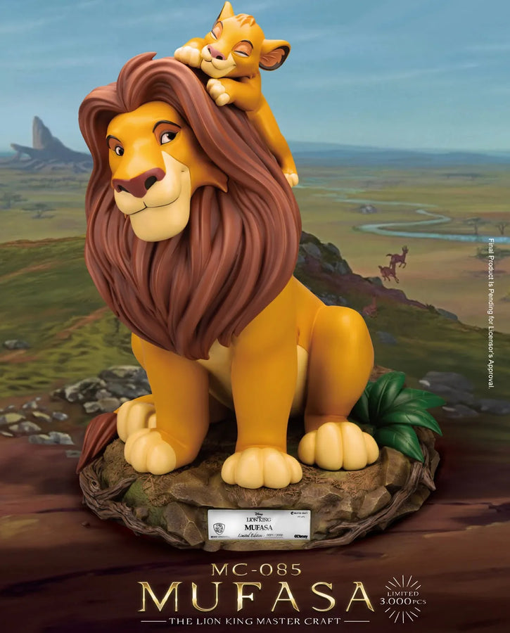 The Lion King - Mufasa - LIMITED EDITION: 3000 – Beast Kingdom – ActionFigure Brasil