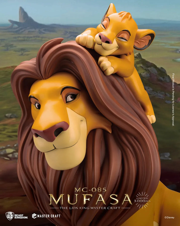 The Lion King - Mufasa - LIMITED EDITION: 3000 – Beast Kingdom – ActionFigure Brasil