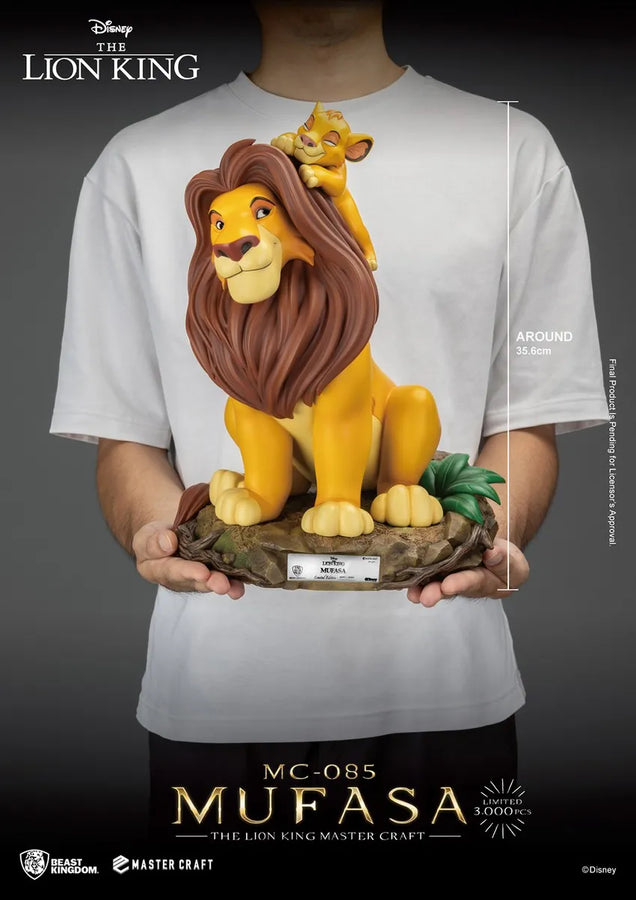 The Lion King - Mufasa - LIMITED EDITION: 3000 – Beast Kingdom – ActionFigure Brasil