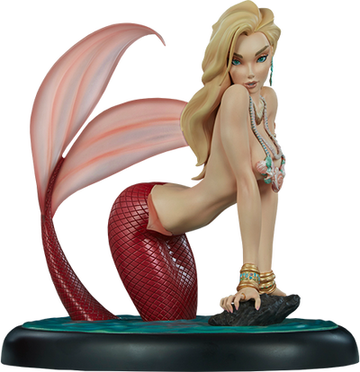 The Little Mermaid (Morning) - LIMITED EDITION: 1500 – Sideshow Collectibles – ActionFigure Brasil — com base expositora