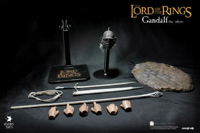 The Lord of the Rings 1/6 Collectible Action Figure - Gandalf the Whiteㅤ – Asmus Toys – ActionFigureBrasil — detalhe do produto