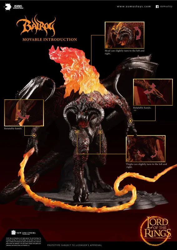 The Lord of the Rings 1/8 Figure Balrogㅤ – ASMUS TOYS – ActionFigure Brasil