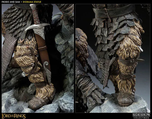 The Lord of the Rings Diorama Statue Frodo & Samwiseㅤ – Sideshow Collectibles – ActionFigure Brasil