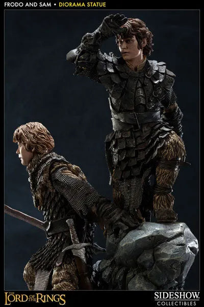 The Lord of the Rings Diorama Statue Frodo & Samwiseㅤ – Sideshow Collectibles – ActionFigure Brasil