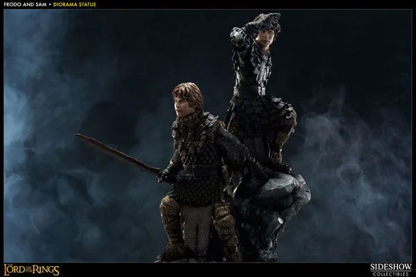 The Lord of the Rings Diorama Statue Frodo & Samwiseㅤ – Sideshow Collectibles – ActionFigure Brasil