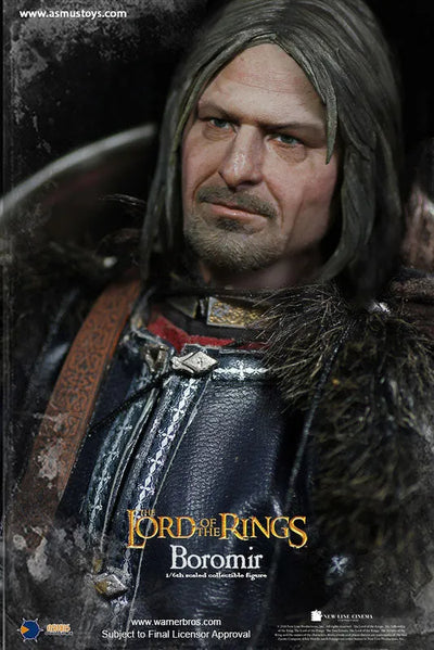 The Lord of the Rings - Heroes of the Middle-Earth: Boromir Sculpted Hair 1/6 Action Figureㅤ – Asmus Toys – ActionFigureBrasil — close
