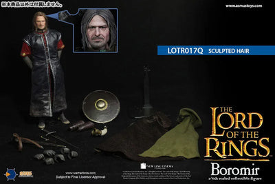 The Lord of the Rings - Heroes of the Middle-Earth: Boromir Sculpted Hair 1/6 Action Figureㅤ – Asmus Toys – ActionFigureBrasil — iluminação de estúdio