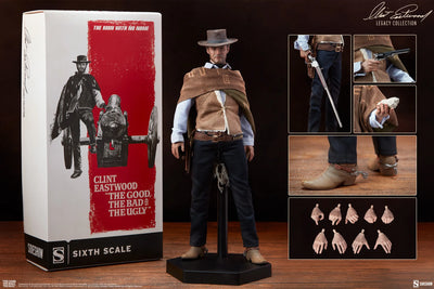 The Man With No Name - LIMITED EDITION – Sideshow Collectibles – ActionFigure Brasil — com base expositora