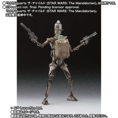 The Mandalorian - IG-11 - S.H.Figuarts (Bandai Spirits) [Shop Exclusive]ㅤ – Bandai Spirits – ActionFigure Brasil — com base expositora