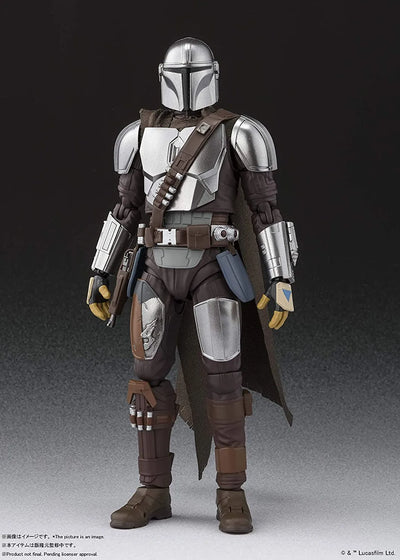 The Mandalorian - Mandalorian - S.H.Figuarts - Beskar Armor (Bandai Spirits)ㅤ – Bandai Spirits – ActionFigure Brasil — ângulo diferente