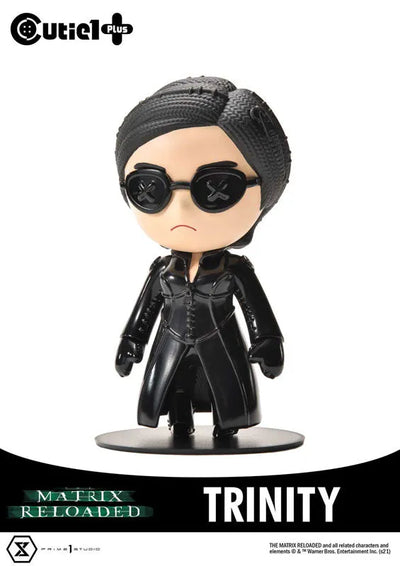 The Matrix Reloaded - Trinity - Cutie1 Plus (Prime 1 Studio)ㅤ – Prime 1 Studio – ActionFigure Brasil — com base expositora