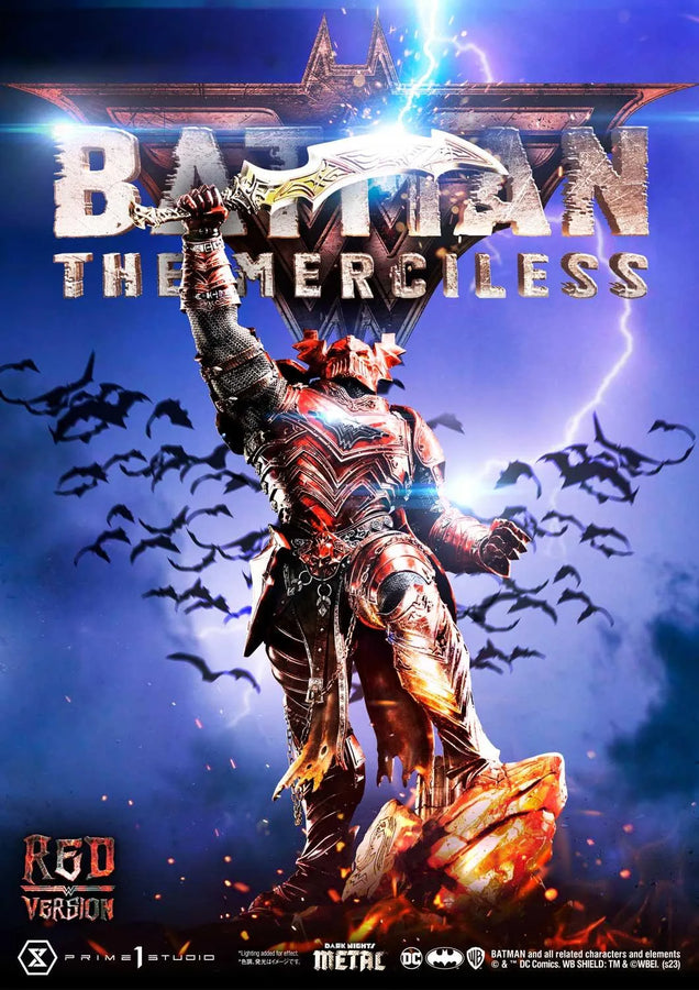 The Merciless (Red Version) Dark Nights: Metal (Comics) – Prime1Studio – ActionFigure Brasil