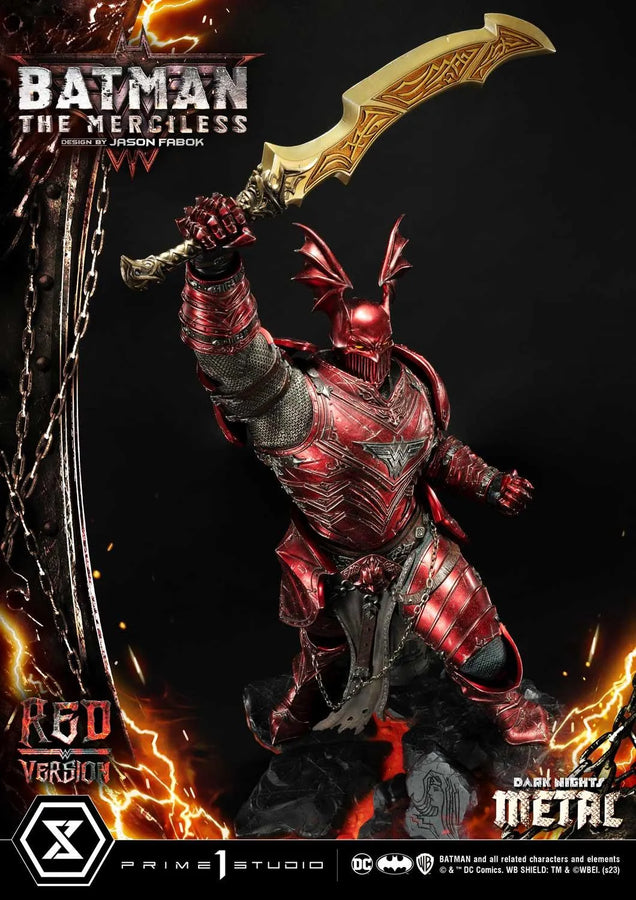 The Merciless (Red Version) Dark Nights: Metal (Comics) – Prime1Studio – ActionFigure Brasil
