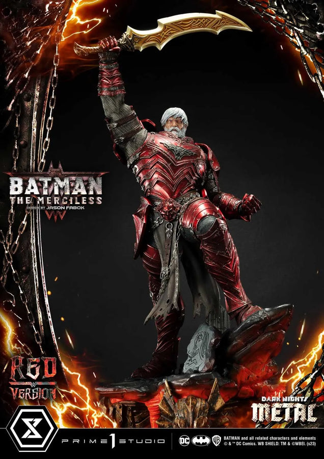 The Merciless (Red Version) Dark Nights: Metal (Comics) – Prime1Studio – ActionFigure Brasil