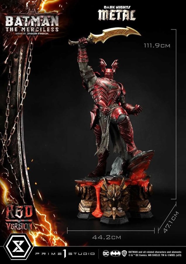 The Merciless (Red Version) Dark Nights: Metal (Comics) – Prime1Studio – ActionFigure Brasil