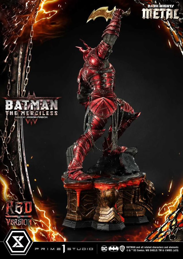 The Merciless (Red Version) Dark Nights: Metal (Comics) – Prime1Studio – ActionFigure Brasil
