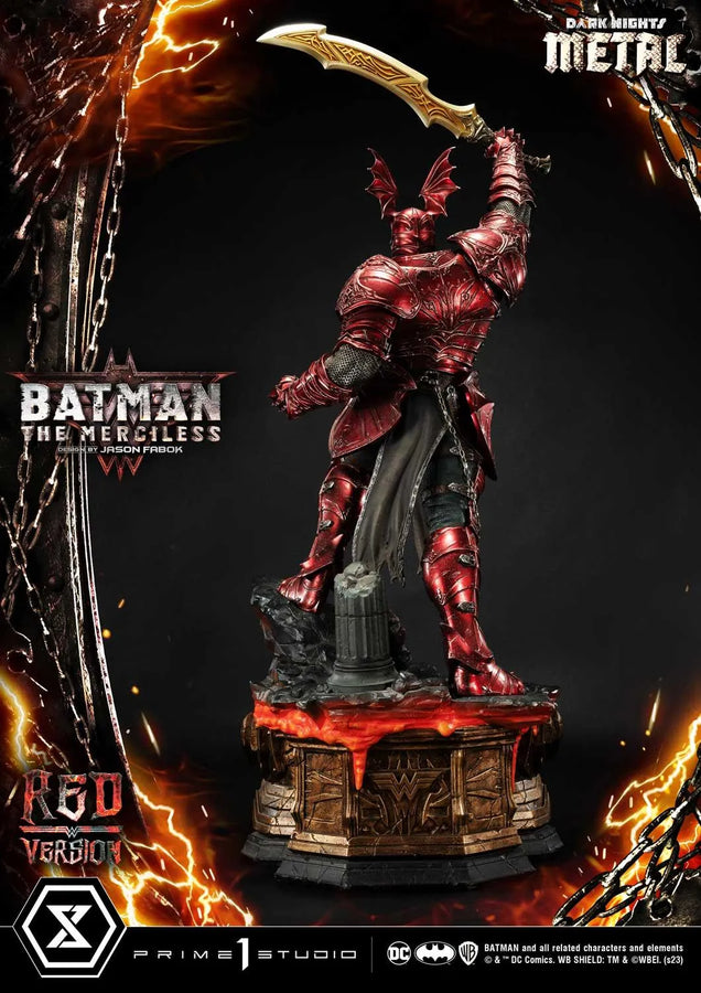 The Merciless (Red Version) Dark Nights: Metal (Comics) – Prime1Studio – ActionFigure Brasil