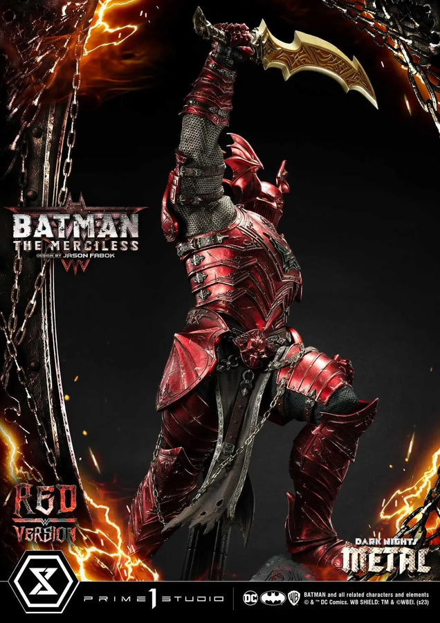 The Merciless (Red Version) Dark Nights: Metal (Comics) – Prime1Studio – ActionFigure Brasil