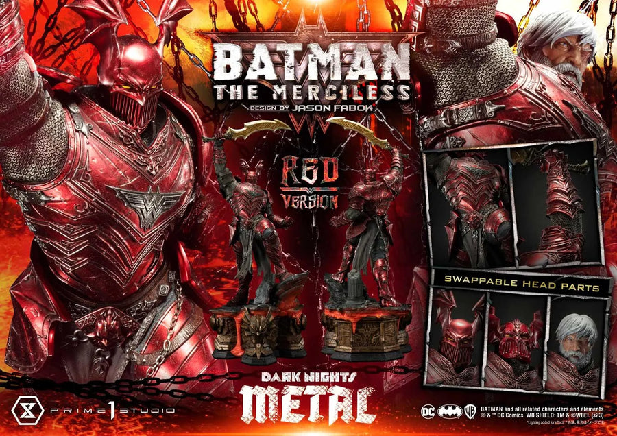 The Merciless (Red Version) Dark Nights: Metal (Comics) – Prime1Studio – ActionFigure Brasil