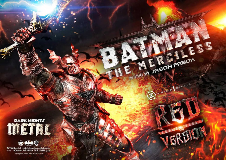 The Merciless (Red Version) Dark Nights: Metal (Comics) – Prime1Studio – ActionFigure Brasil