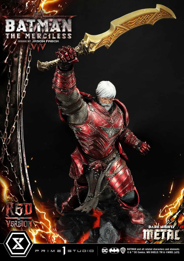 The Merciless (Red Version) Dark Nights: Metal (Comics) – Prime1Studio – ActionFigure Brasil