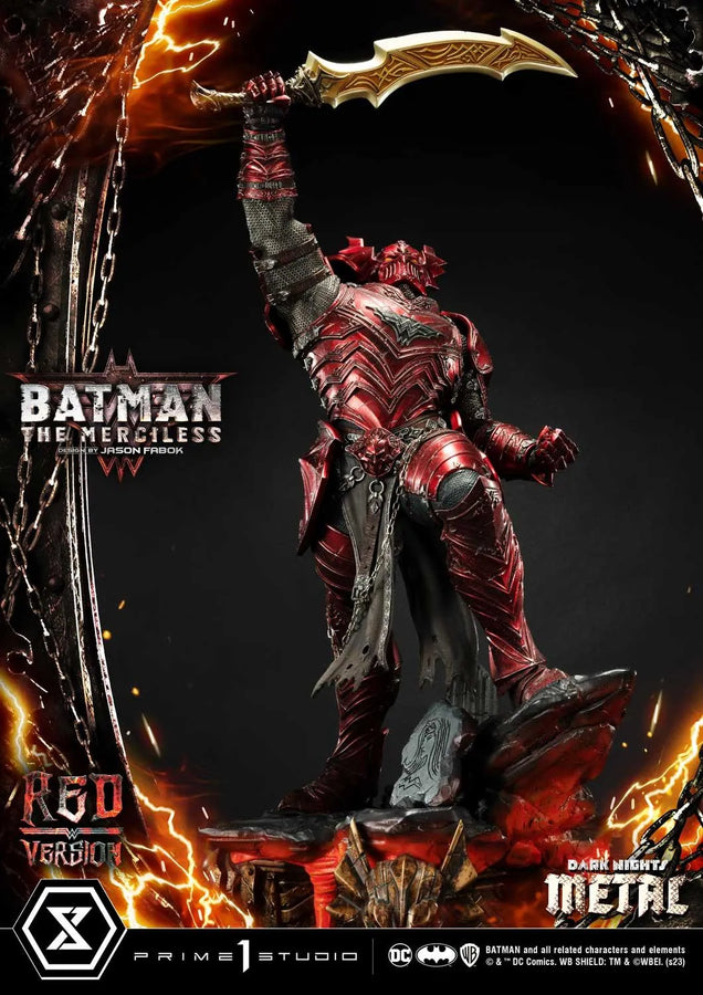 The Merciless (Red Version) Dark Nights: Metal (Comics) – Prime1Studio – ActionFigure Brasil