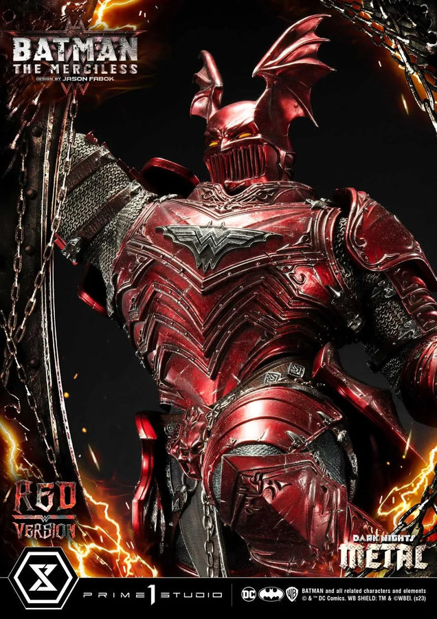The Merciless (Red Version) Dark Nights: Metal (Comics) – Prime1Studio – ActionFigure Brasil