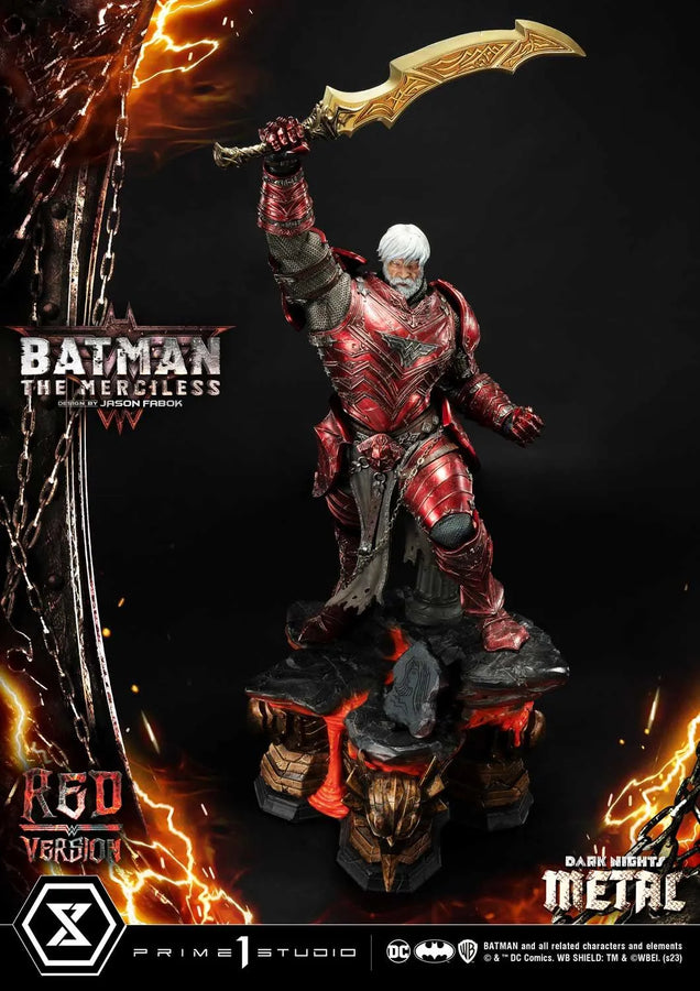 The Merciless (Red Version) Dark Nights: Metal (Comics) – Prime1Studio – ActionFigure Brasil