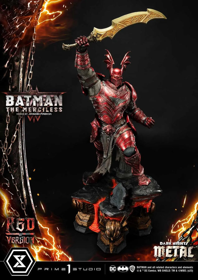 The Merciless (Red Version) Dark Nights: Metal (Comics) – Prime1Studio – ActionFigure Brasil