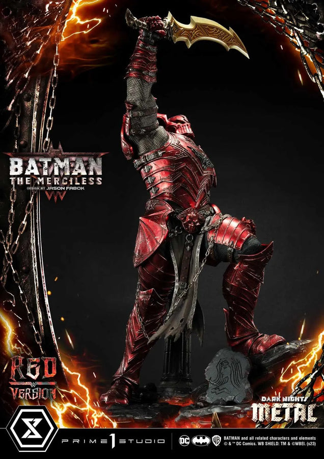 The Merciless (Red Version) Dark Nights: Metal (Comics) – Prime1Studio – ActionFigure Brasil